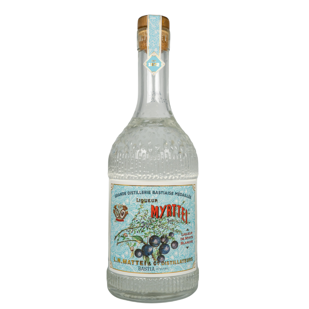 distillerie-matte-myrte-blanc-sueno Myrttei Blanche L.N. Mattei – Liqueur de myrte blanche – Image 1