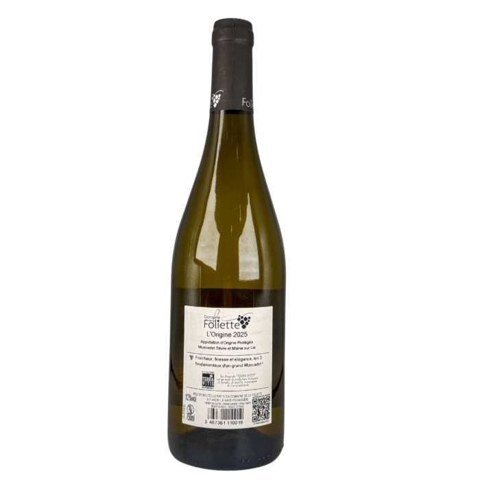 Domaine de la Foliette - L'Origine AOP Muscadet Sèvre et Maine sur lie – Image 2