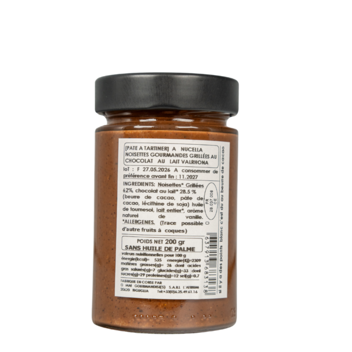 A Nucella – Pâte à tartiner corse noisette 200 g – Image 2