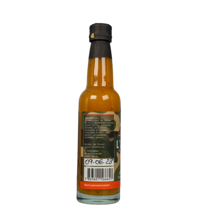 L’Azezzu – Habanero & Clémentine de Corse 100 ml – Image 3