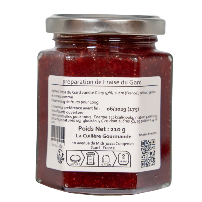 Confiture de fraise du Gard – La Cuillère Gourmande – Image 2