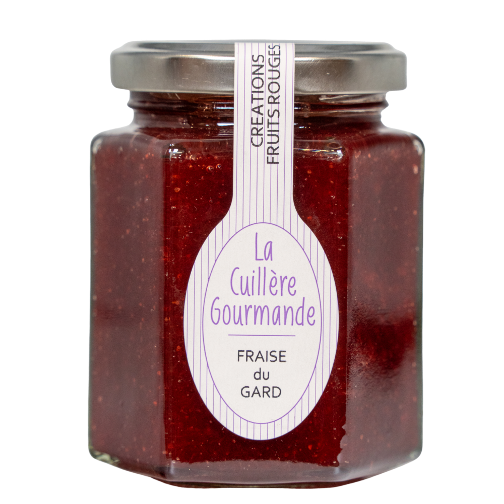 cuillere-gourmande-confiture-fraise-gard-sueno Confiture de fraise du Gard – La Cuillère Gourmande – Image 1