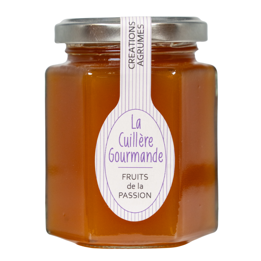 cuillere-gourmande-confiture-fruits-passion-sueno Gelée de fruits de la passion – La Cuillère Gourmande – Image 1