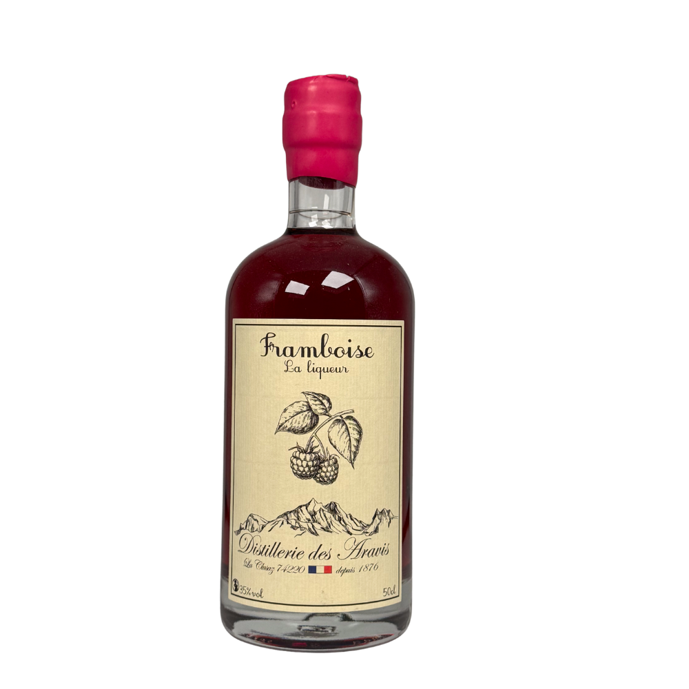 distillerie-aravis-framboise-liqueur-sueno Distillerie des Aravis – Liqueur de Framboise – Image 1