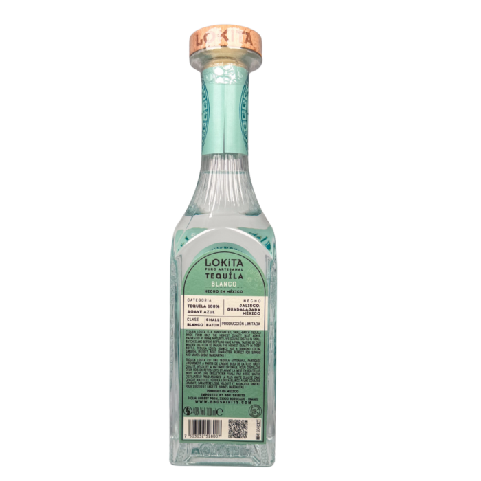 Lokita Tequila Blanco – Tequila 100 % agave – Image 2