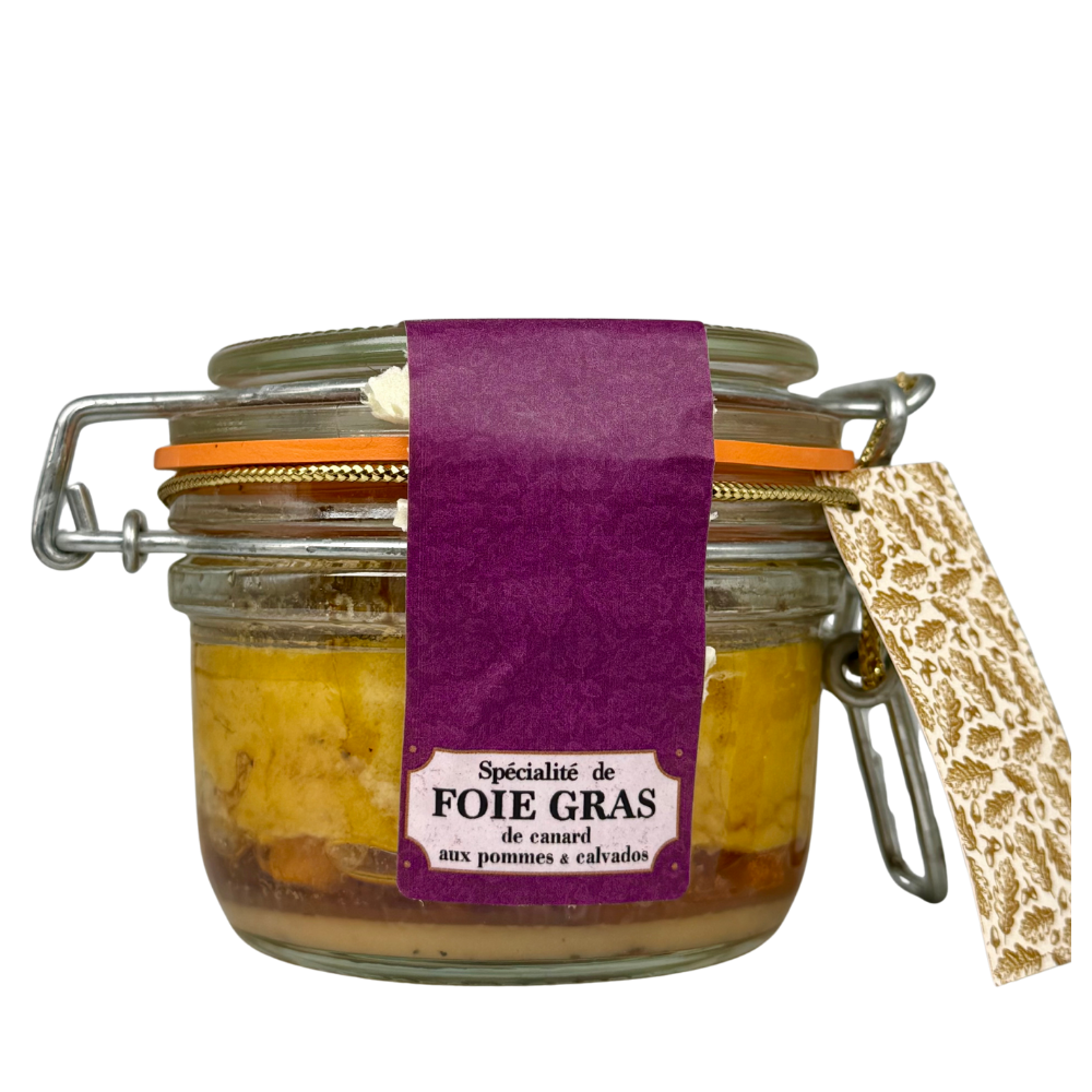 foie-gras-calvados-besse-sueno Maison Besse – Foie gras de canard aux pommes & Calvados – 130 g – Image 1