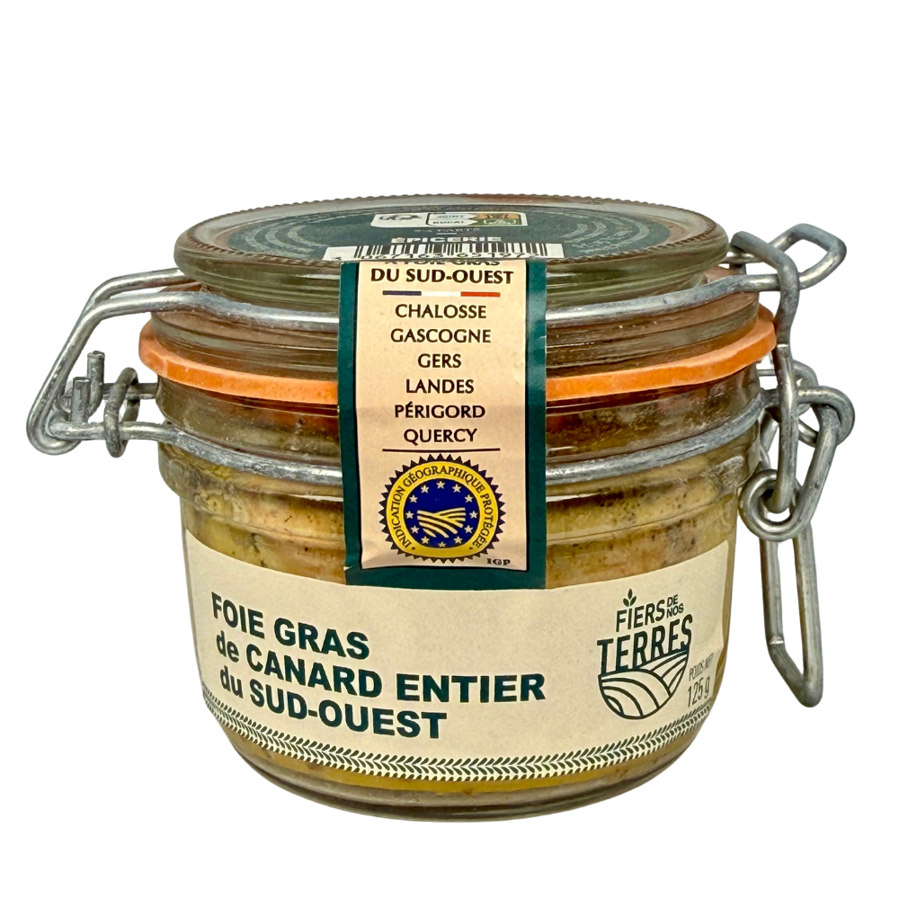 foie-gras-fier-sueno Fiers de Nos Terres – Foie gras de canard entier du Sud-Ouest IGP – 125 g – Image 1
