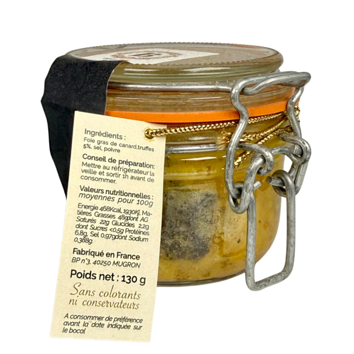 Maison Besse – Foie gras de canard entier truffé 5 % – 130 g – Image 2