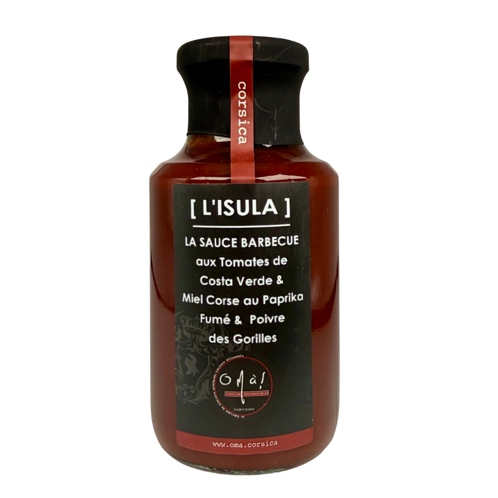 isola-barbecue-sueno L’Isula Sauce Barbecue Corse O Mà 280 g – Image 1