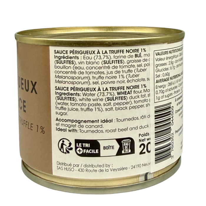 Sauce Périgueux à la truffe noire Neuvic 200 g – Image 4