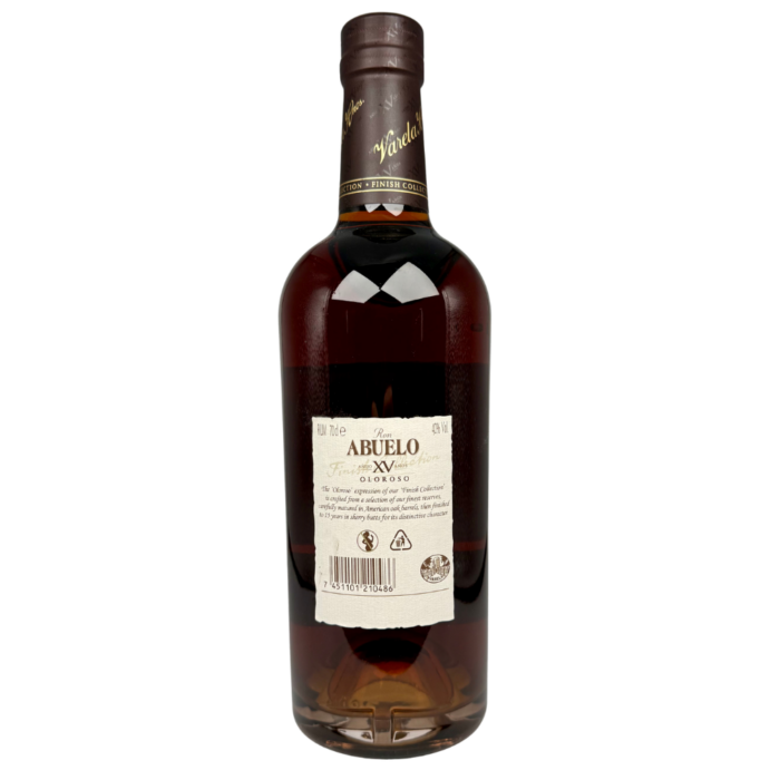 Ron Abuelo – XV Oloroso Sherry Cask Finish – 15 ans – Image 2