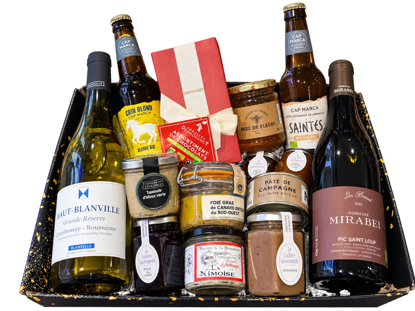 Coffret cadeau composé par Sueño à Quissac