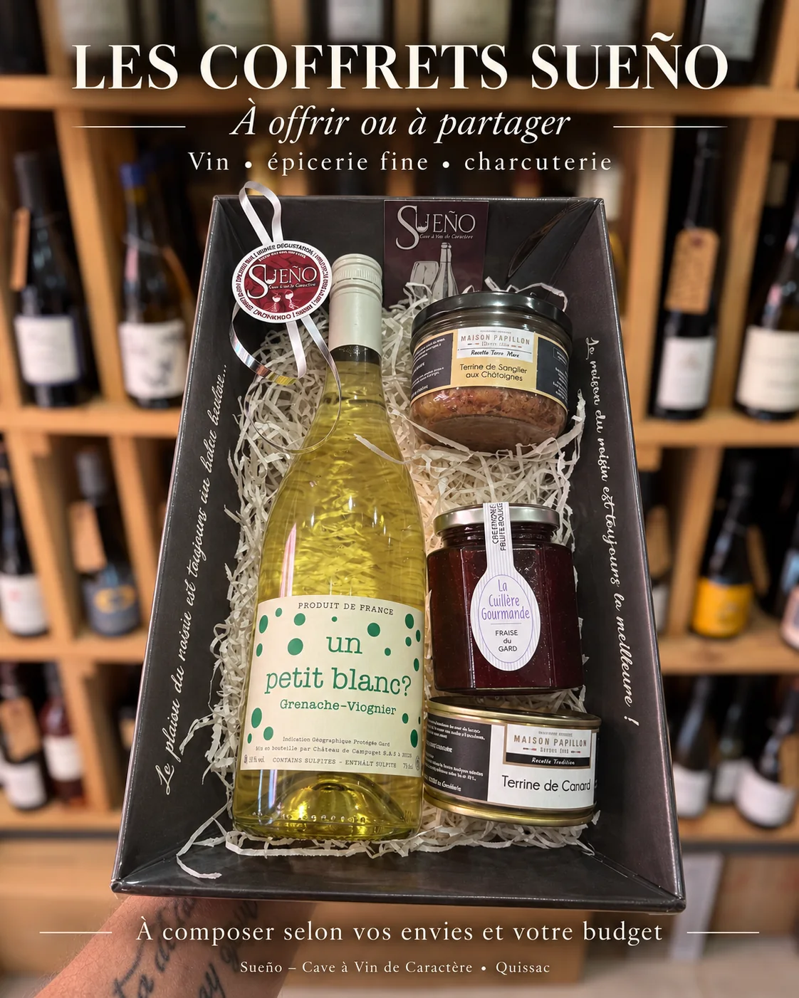 Petite idée cadeau composée chez Sueño à Quissac