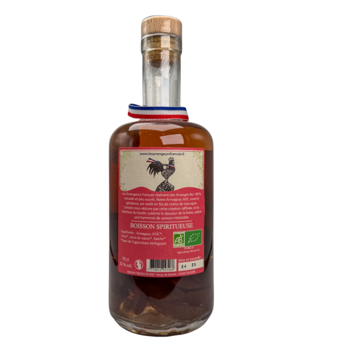 Les Arrangeurs Français Armagnac, Fraise, Basilic Bio – Image 2