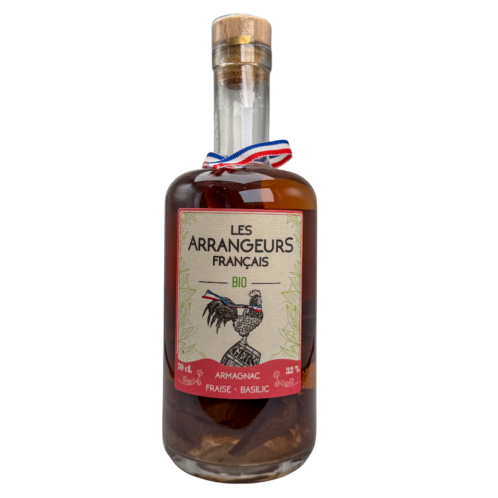 arrangeurs-francais-armagnac-fraise-basilic-sueno Les Arrangeurs Français Armagnac, Fraise, Basilic Bio – Image 1