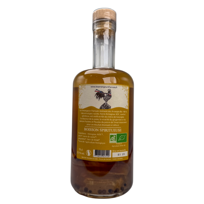 Les Arrangeurs Français Armagnac, Poire, Gingembre, Timut Bio – Image 2