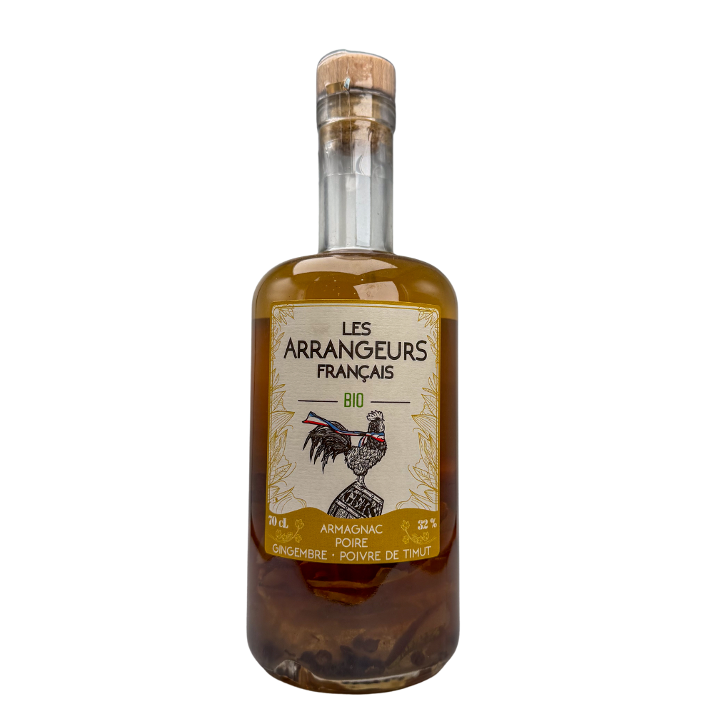 arrangeurs-francais-armagnac-poire-gingembre-sueno Les Arrangeurs Français Armagnac, Poire, Gingembre, Timut Bio – Image 1
