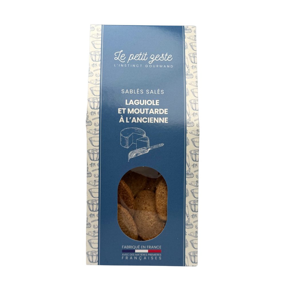 petit-zeste-sale-laguiole-moutarde-sueno Le Petit Zeste – Sablés Laguiole AOP & moutarde à l’ancienne – Image 1