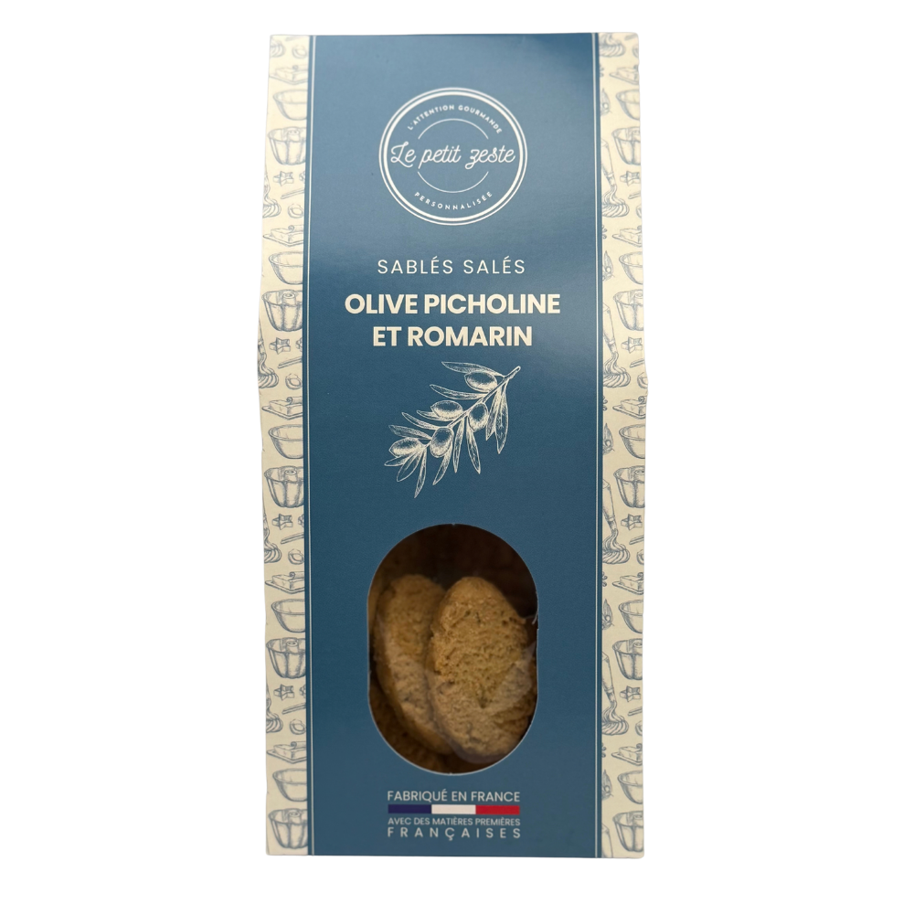petit-zeste-sale-olive-romarin-sueno Le Petit Zeste – Sablés Olive Picholine & romarin – Image 1