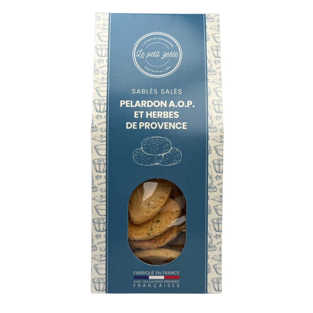 petit-zeste-sale-pelardon-herbes-sueno Le Petit Zeste – Sablés Pélardon AOP & herbes de Provence – Image 1