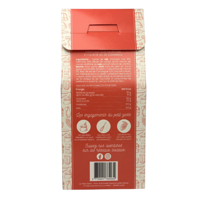 Le Petit Zeste – Marguerites chocolat noir Valrhona, huile d’olive & fleur de sel – Image 2